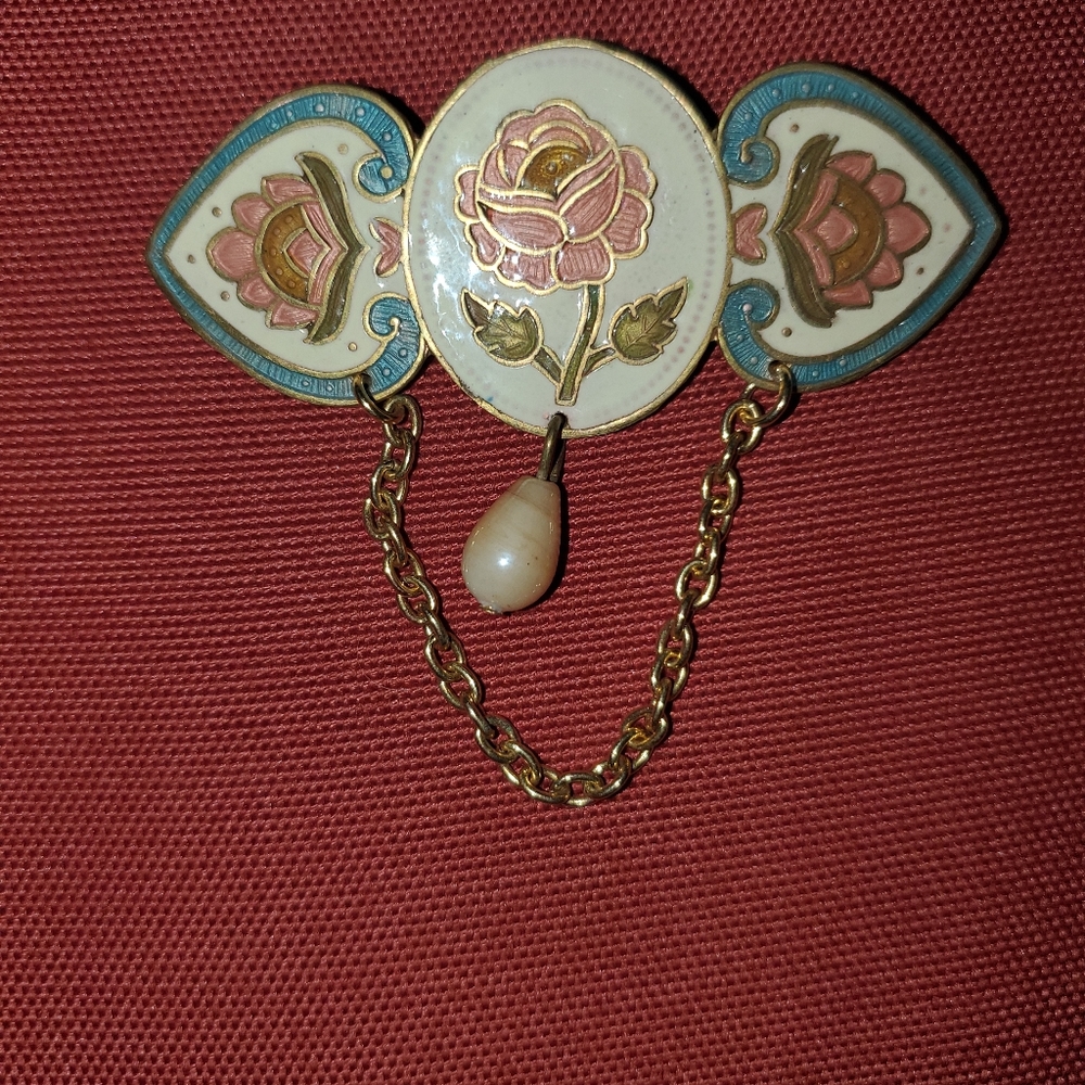 Vintage Rose Brooch